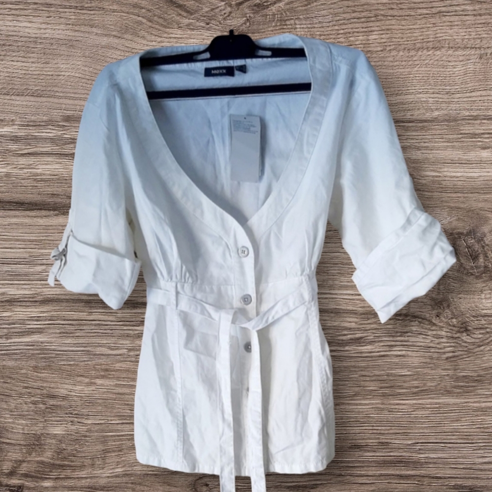 Mexx Women's White Top NWT Size 36